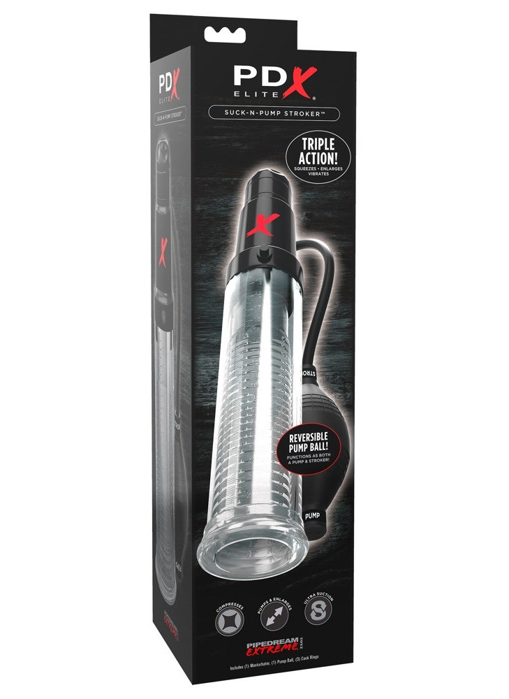 PDX ELITE Suck-N-Pump Stroker